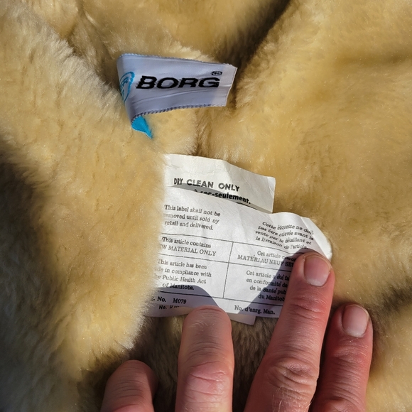 Vintage paulo Conti Shearling jacket men's large suede leather - Picture 3 of 12